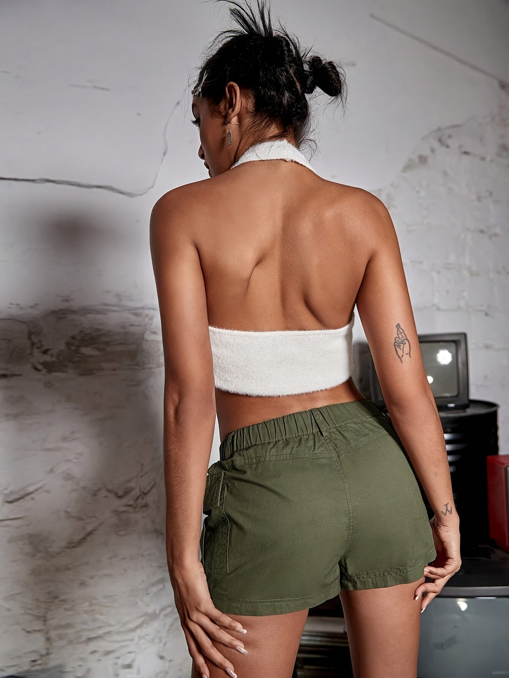 Lässige Cargo-Shorts mit Elastischem Bund – Bequem sowie Funktional