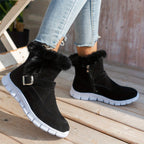 Warme Samt-Schneestiefel für Damen – Komfortabel und Elegant
