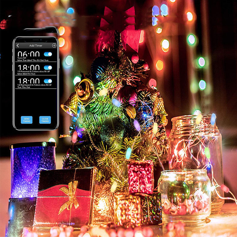 Smart LED Weihnachtsbaumbeleuchtung: Perfekte Stimmung per App steuern