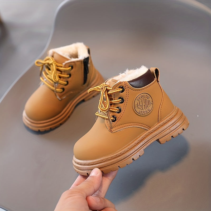 Modisch Fleece Stiefel für Jungen - Warm und Wasserdicht