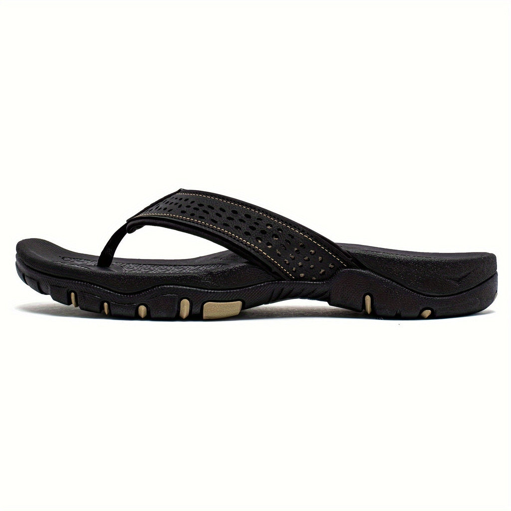 Bequeme sowie Nachhaltige Herren Slipper Sandalen – Mit EVA Polsterung und Rutschfester TPR Sohle