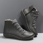 Stiefeletten mit Reißverschluss und Plateau