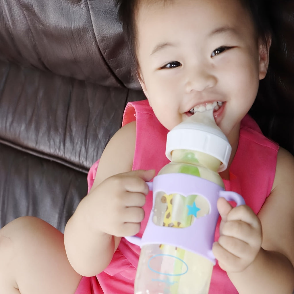SnuggleGrip Silikon Babyflaschen-Griffe: Weich & Flexibel