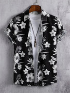 TropicWave Palmprint Hemd – Frisch und Elegant für Herren