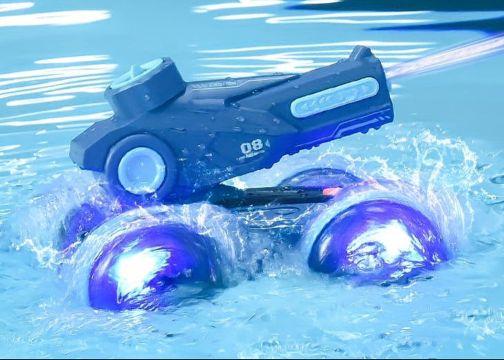 SplashRider Amphibischer RC Wasserkanonen Truck: Spritziger Spielspaß