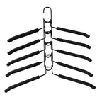 Multilayer Kleiderbügel Set – 5-in-1 Platzsparender Organizer inklusive rutschfesten Schaumstoffpolstern