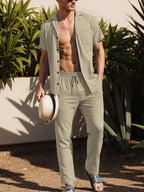 BreezeWear Herren Leinen Set – Luftig und Elegant für den Sommer