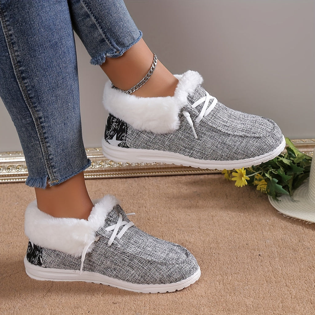 Schuhe aus Canvas gefüttert