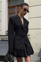 Blazer mit Spitze