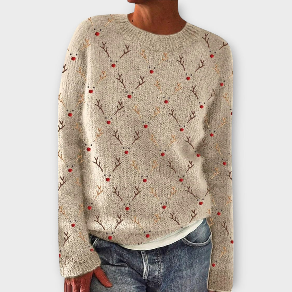 Pullover mit verschiedenen Prints