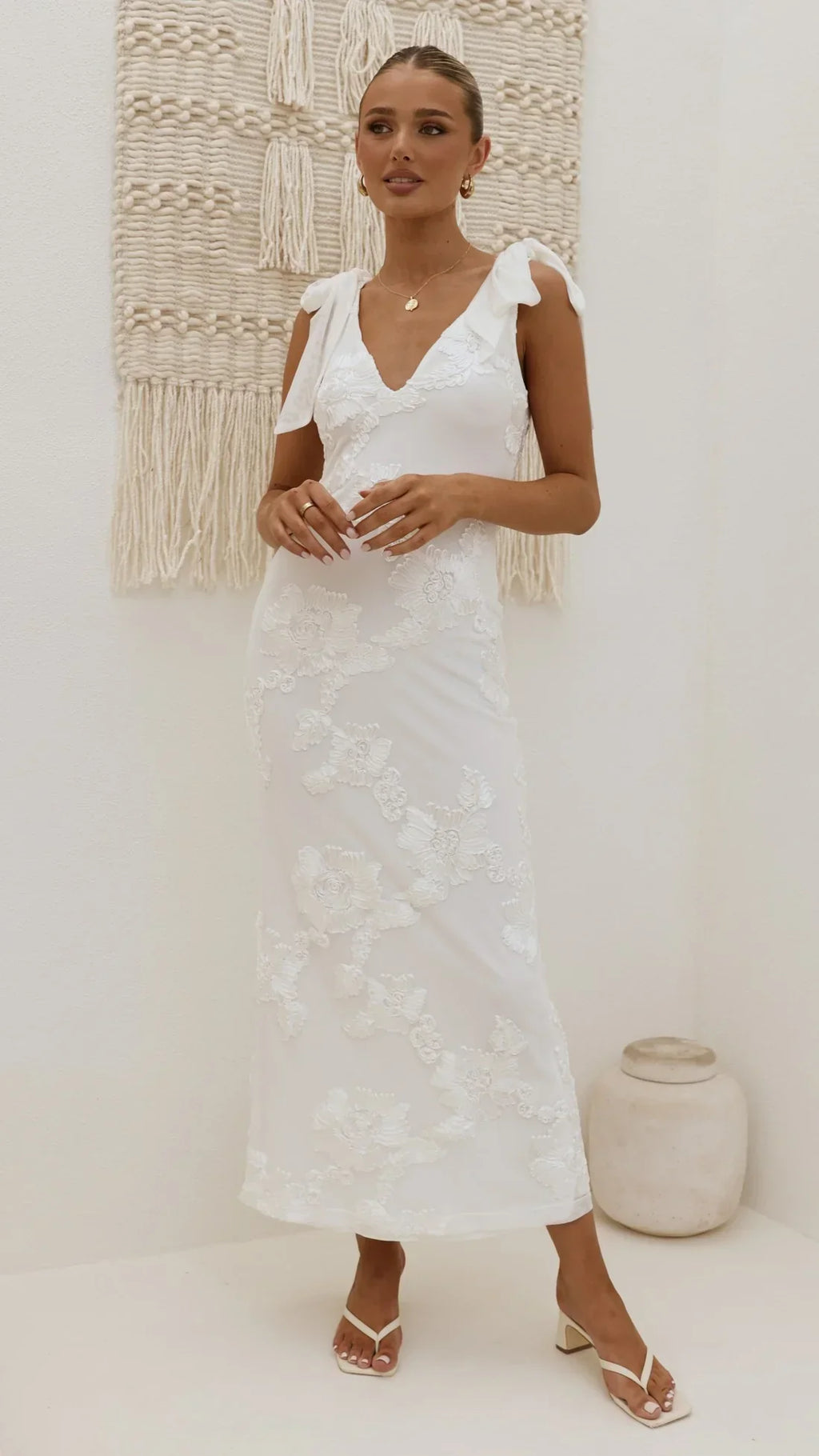 Usha – Maxikleid mit Blumenmuster
