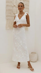 Usha – Maxikleid mit Blumenmuster
