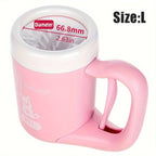 Silicone Hundepfotenreiniger Becher: Tragbarer & Weicher Borstenfußwascher