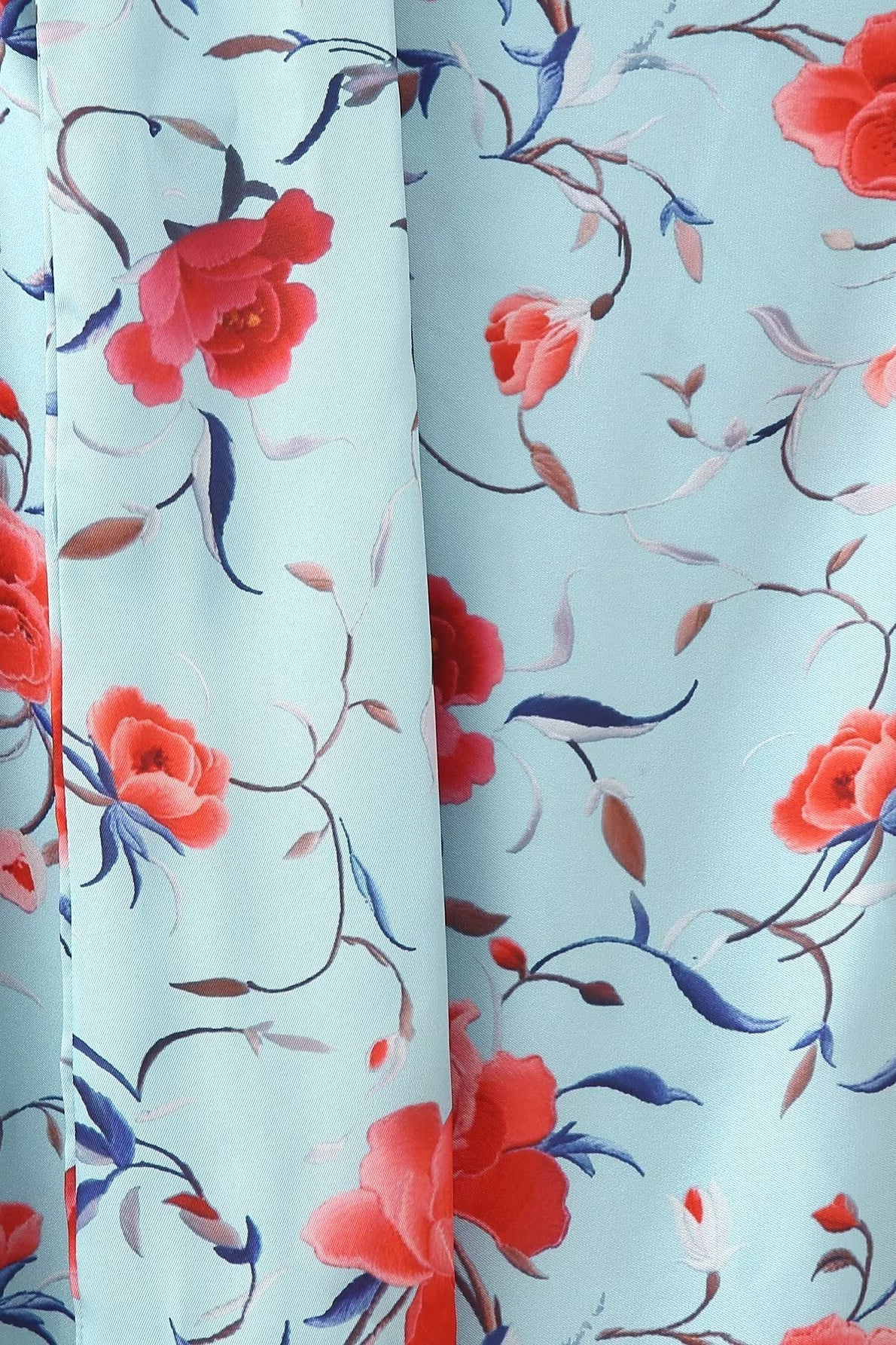 Kleid mit Neckholder und Druck