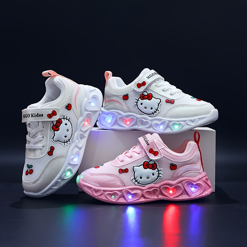 Leuchtende Hello Kitty Sneakers – Atmungsaktive sowie Gepolsterte Spaßschuhe