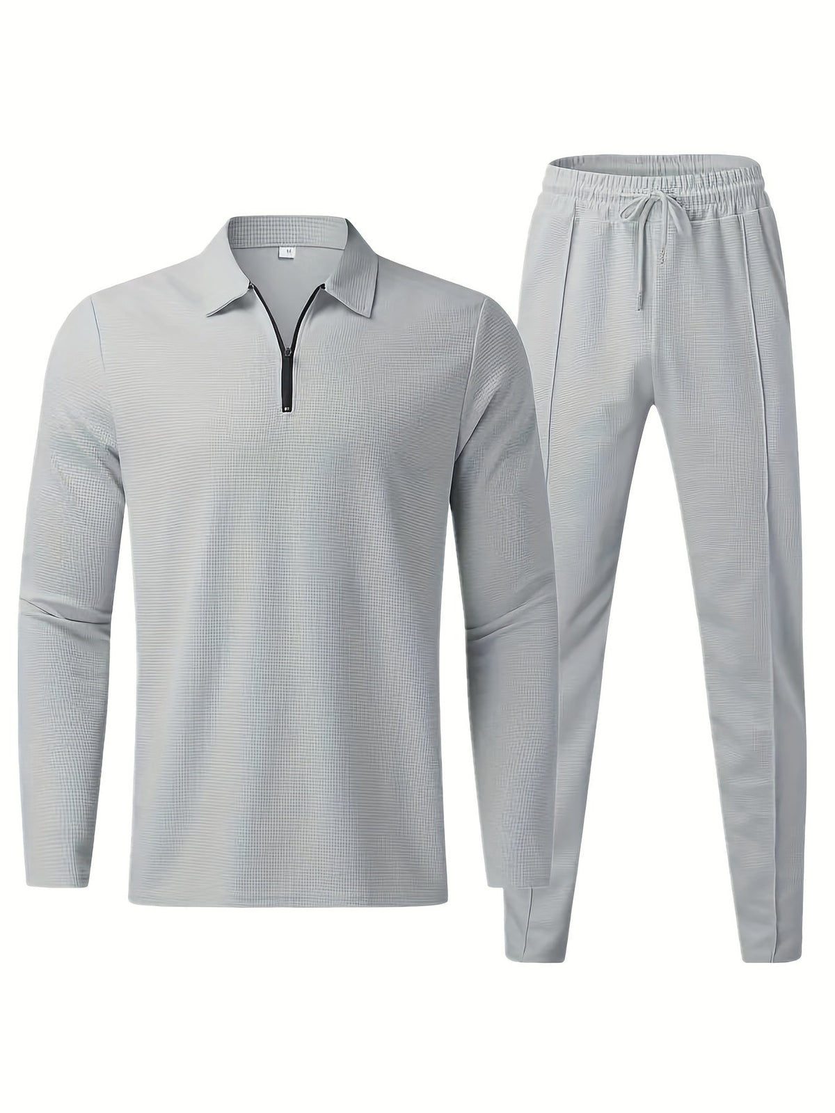 WaveComfort Lässiges Waffelmuster Set - Modisch und bequem für jeden Moment