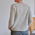 Gemütlicher Textur Strickpullover