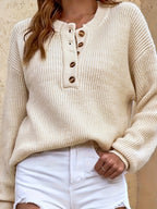 Pullover mit Knopfdetails