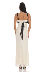 Toned – Spitzen-Maxikleid
