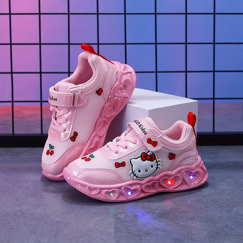 Leuchtende Hello Kitty Sneakers – Atmungsaktive sowie Gepolsterte Spaßschuhe