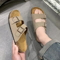 Retro-Sandalen mit doppelten verstellbaren Schnallen für Herren – Komfortabel und elegant für Herren