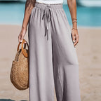 Damen Hohe Taille Weite Hose – Bequem und Elegant