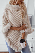 Mantel mit Strickstruktur