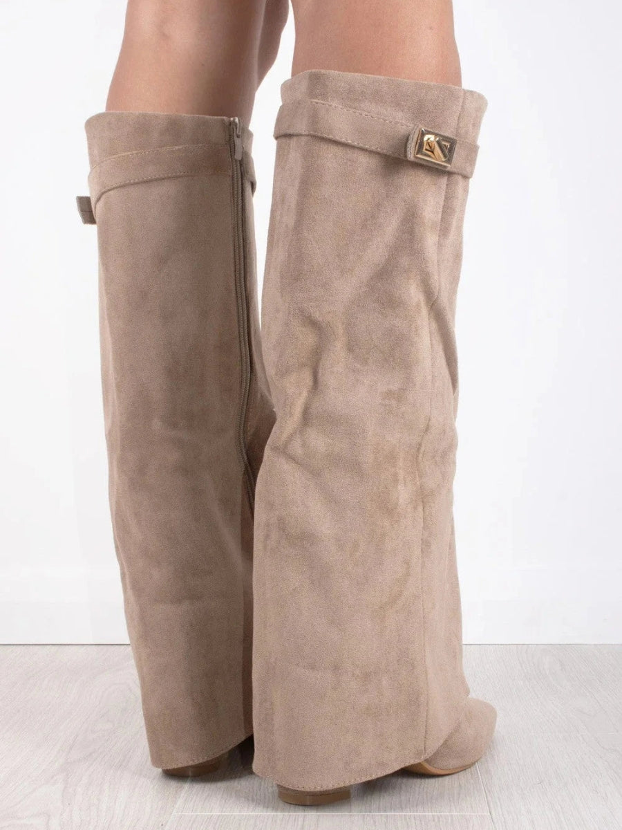Luxe Wildleder Overknee Stiefel für Damen – Komfort sowie Klasse