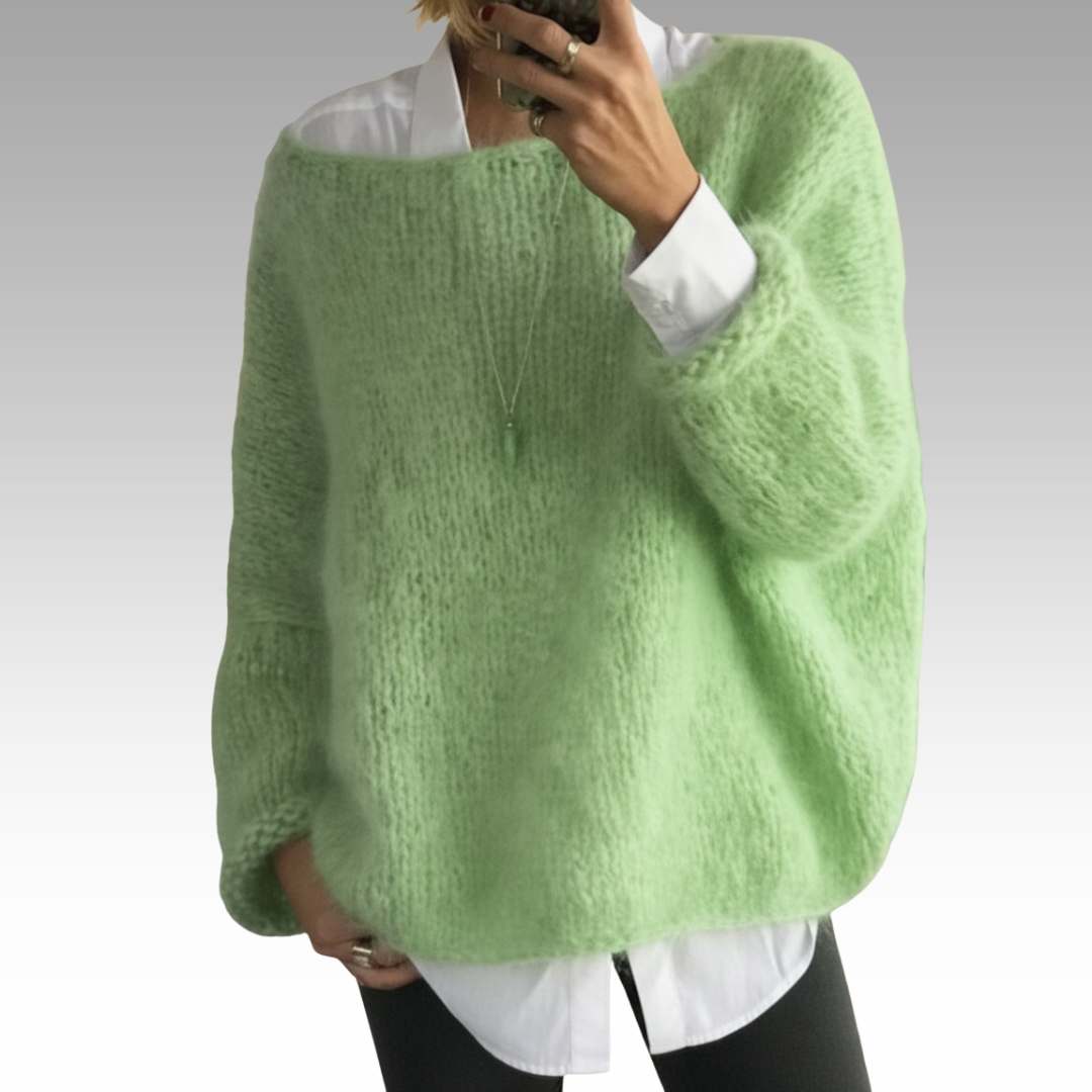 Zeitloser Feinstrick Pullover