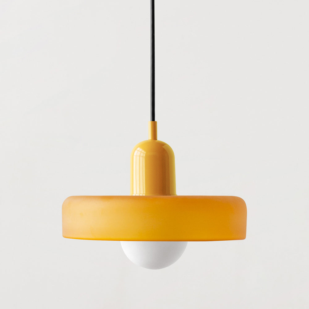 ColorLoop Pendelleuchte – Kunstzinnige Bauhaus-Hängeleuchte inklusive Warmlicht