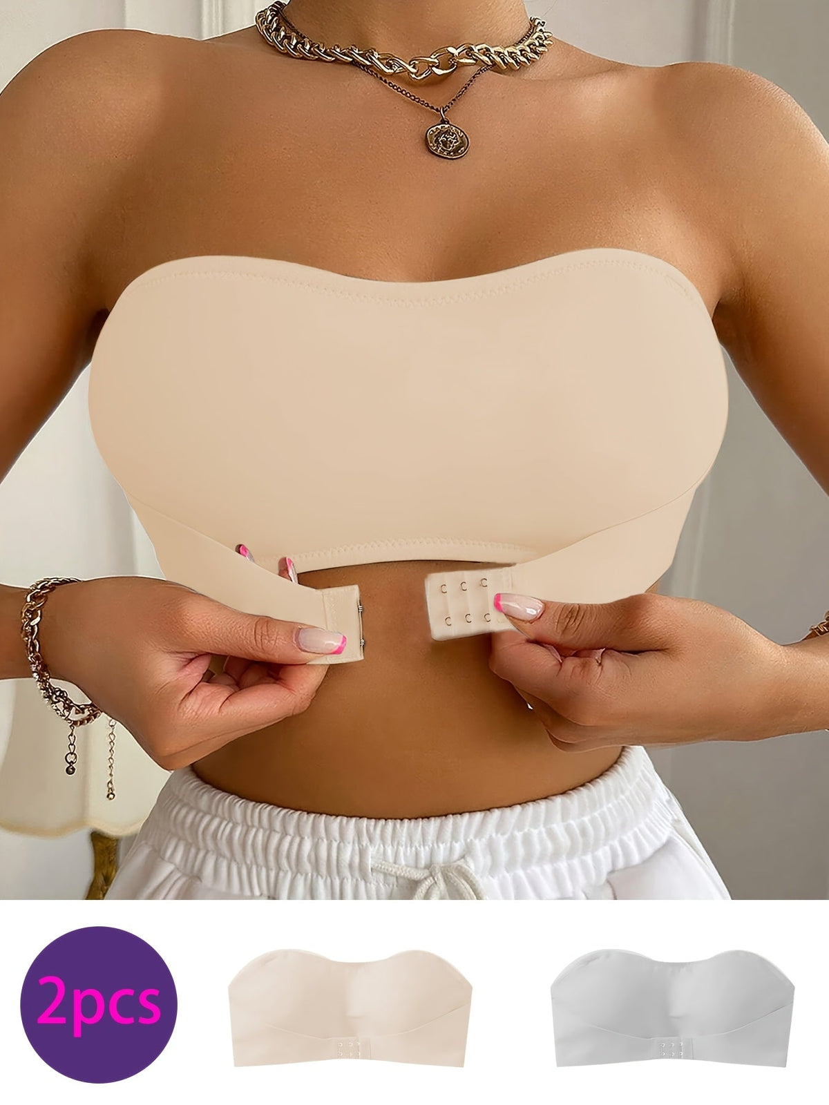 Nahtloses Bandeau-BH - Weich sowie Bequem Ohne Bügel