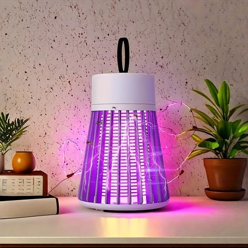 Wiederaufladbare Mückenlampe: 360° UV-Elektroschock-Insektenvernichter