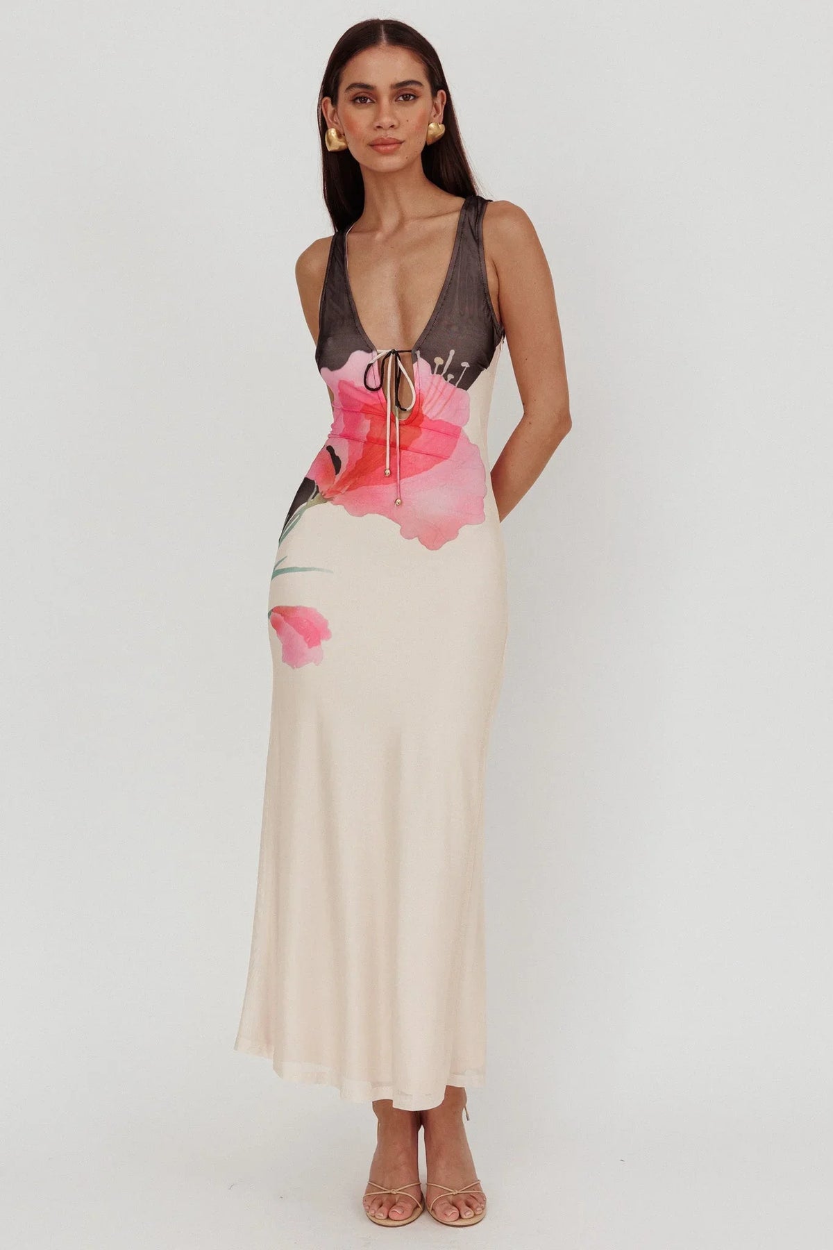 Cinders – Maxikleid mit Blumenmuster