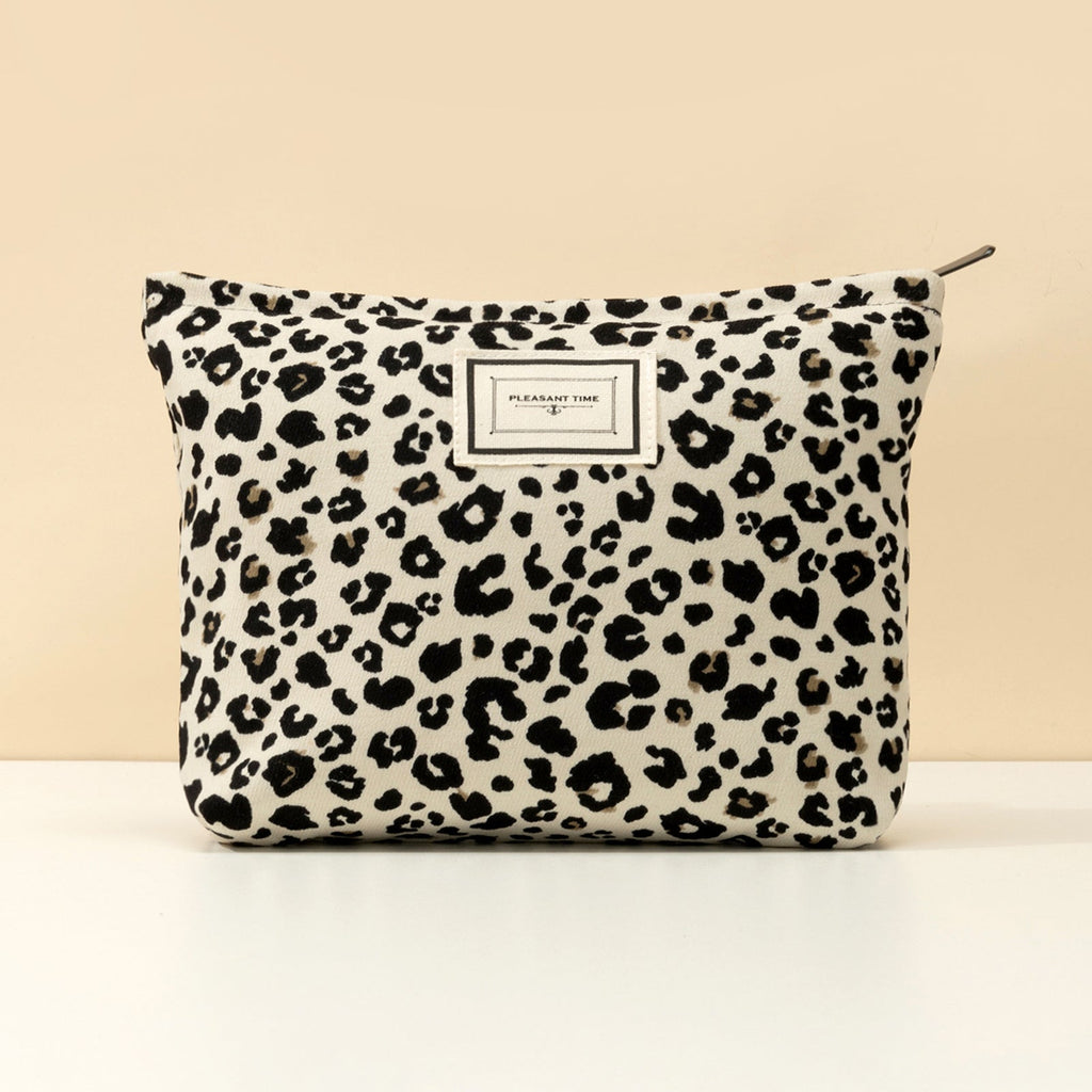 Schicke Leoparden-Make-up-Tasche – Platzsparend und Funktional