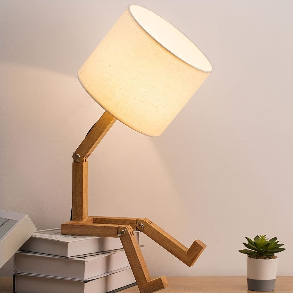 Moderne Holz Tischlampe – Flexibles Design sowie Stimmungsvolle Beleuchtung