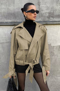 Gürtel im Vintage-Stil in Khaki