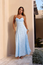 Maxikleid mit Falten