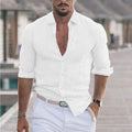 Breeze Luxe Leinen Hemd – Frisch und Bequem für Herren