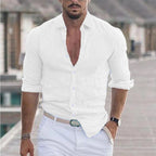 Breeze Luxe Leinen Hemd – Frisch und Bequem für Herren