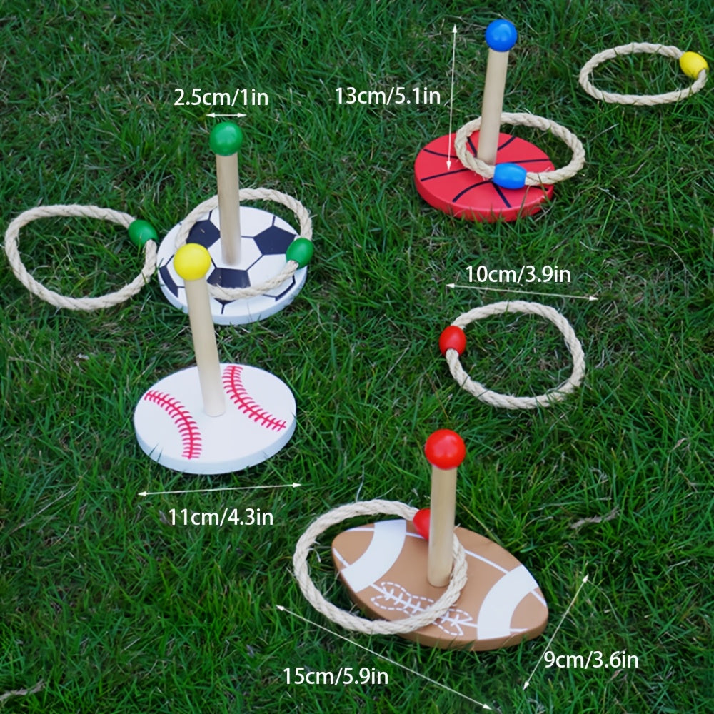 SportRing Wurfspiel Set – Lustiges sowie Interaktives Spiel für Draußen