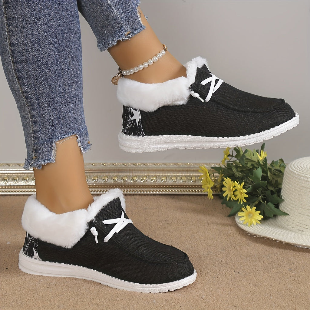 Schuhe aus Canvas gefüttert