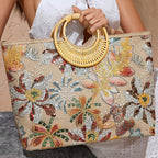 Florale Eleganz Tote – Elegant und Praktisch