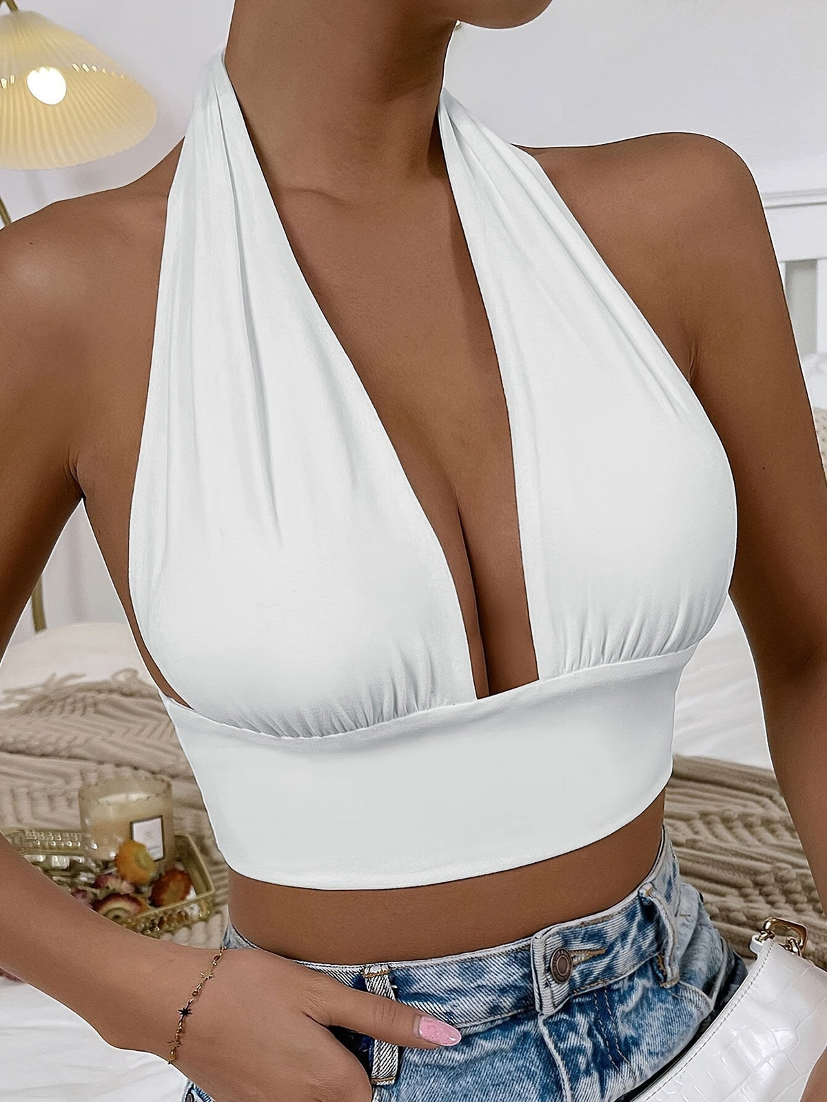 Elegantes Bandeau-Top Damen - Flexibel und Modisch