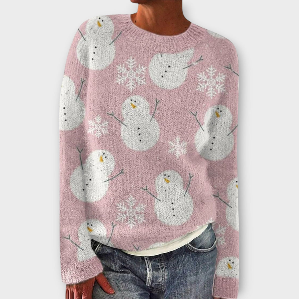 Pullover mit verschiedenen Prints