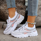 Damen Freizeit Sneakers - Flexibel und Atmungsaktiv für den Alltag