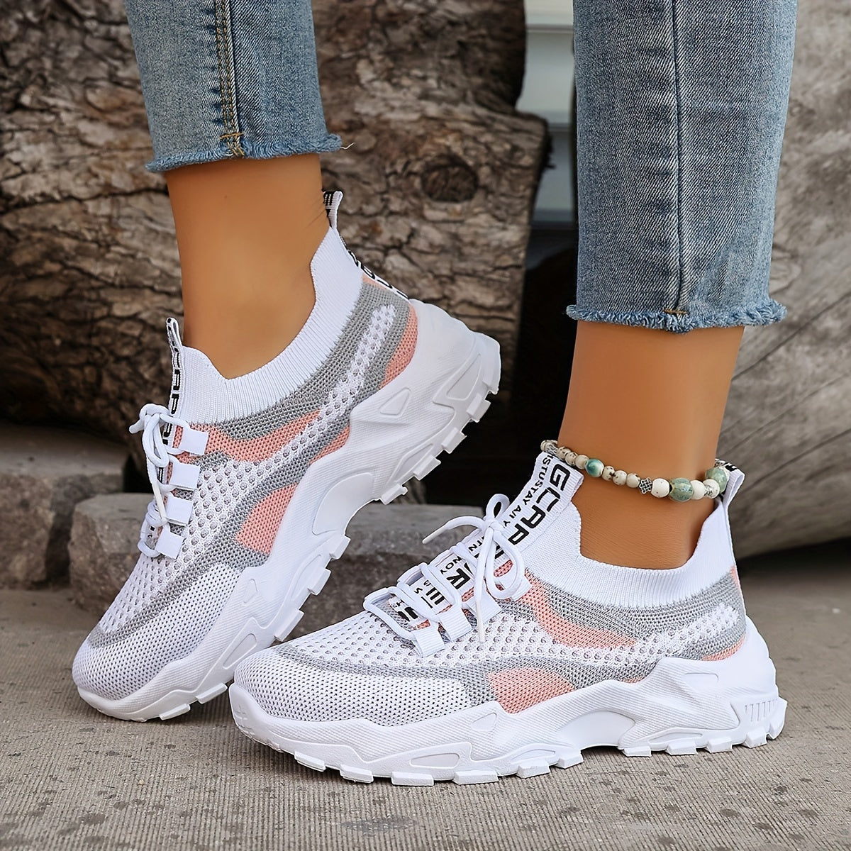 Damen Freizeit Sneakers - Flexibel und Atmungsaktiv für den Alltag