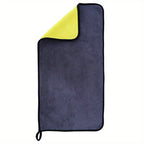 Doppelseitiges Coral-Fleece Auto-Waschhandtuch – Weich sowie Absorbierend für Glanz