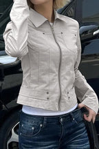 Jacke mit Reißverschluss