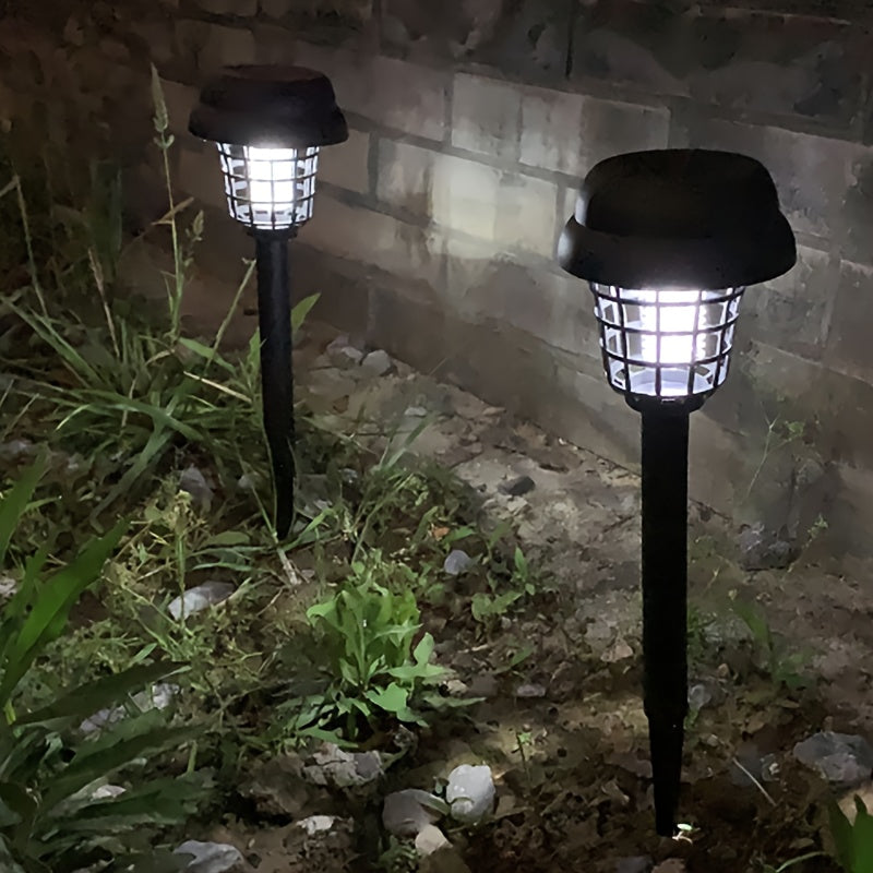 Solarbetriebene Insektenvernichterlampe: Mücken- & Fliegenfalle Duo
