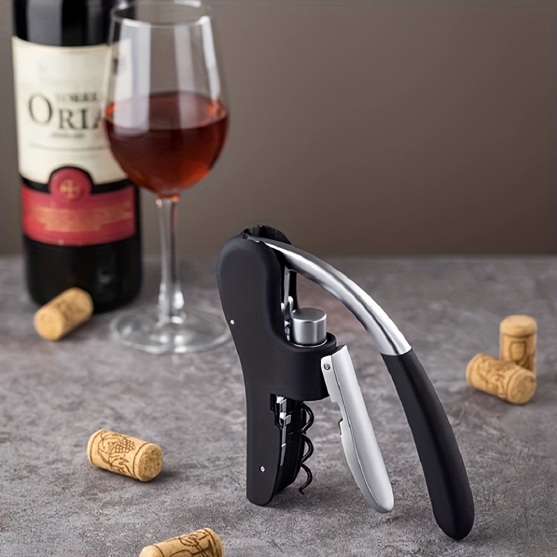 Ergonomischer Korkenzieher – Schnell und Sicher Weinflaschen Öffnen für den Einsatz zu Hause und Gastronomie
